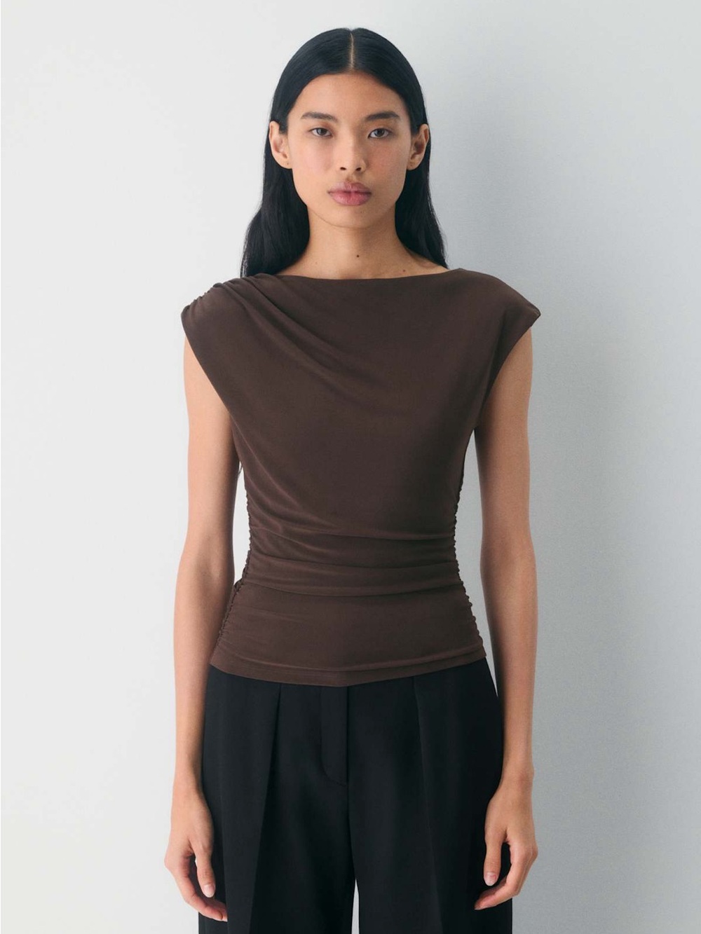 ROXANNE TOP IN SMOOTH MATTER - Picture 2 of 6